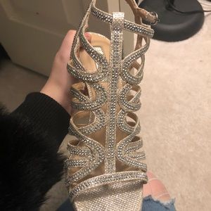 High Heel Cage Prom Shoes